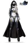 Lady Death (Komplettset) grau/schwarz von Mask Paradise kaufen - Fesselliebe