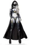 Lady Death (Komplettset) grau/schwarz von Mask Paradise kaufen - Fesselliebe