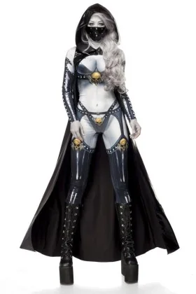 Lady Death (Komplettset) grau/schwarz von Mask Paradise