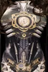 Clockpunk Aviator 2 (Komplettset) grau/schwarz von Mask Paradise kaufen - Fesselliebe