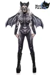 Skull Bat Lady (Komplettset) schwarz/grau von Mask Paradise kaufen - Fesselliebe