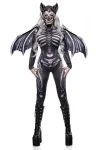 Skull Bat Lady (Komplettset) schwarz/grau von Mask Paradise kaufen - Fesselliebe