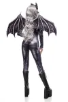 Skull Bat Lady (Komplettset) schwarz/grau von Mask Paradise kaufen - Fesselliebe