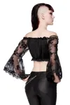 Gothic-Top schwarz von Ocultica kaufen - Fesselliebe