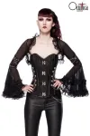 Gothic-Bolero mit Spitze schwarz von Ocultica kaufen - Fesselliebe