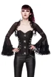 Gothic-Bolero mit Spitze schwarz von Ocultica kaufen - Fesselliebe