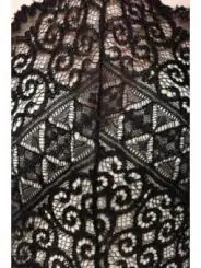 Gothic-Top mit Schößchen aus Spitze schwarz von Ocultica kaufen - Fesselliebe