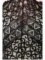 Gothic-Top mit Schößchen aus Spitze schwarz von Ocultica kaufen - Fesselliebe