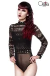 Gothic-Body aus Spitze schwarz von Ocultica kaufen - Fesselliebe