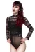 Gothic-Body aus Spitze schwarz von Ocultica