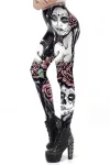 Día de Muertos Leggings schwarz von Ocultica kaufen - Fesselliebe