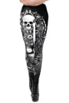 Skull Leggings schwarz von Ocultica kaufen - Fesselliebe