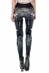 Steampunk Leggings schwarz von Ocultica kaufen - Fesselliebe