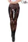 Steampunk Leggings braun von Ocultica kaufen - Fesselliebe