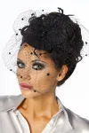 Minihut / Fascinator schwarz kaufen - Fesselliebe