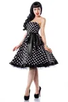 Rockabilly-Kleid schwarz/weiß kaufen - Fesselliebe