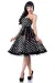 Rockabilly-Kleid schwarz/weiß