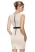 Kleid mit Spitze beige/schwarz