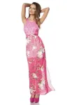 Maxi Kleid pink/gemustert kaufen - Fesselliebe