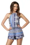 Playsuit blau/gemustert kaufen - Fesselliebe