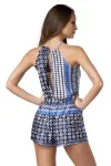 Playsuit blau/gemustert kaufen - Fesselliebe