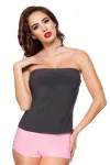 Strapless Top grau von Mask Paradise kaufen - Fesselliebe