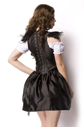 SONDERPOSTEN Dirndl türkis/schwarz