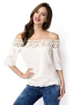 Sommerbluse creme kaufen - Fesselliebe