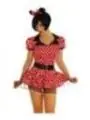 Minnie Mouse-Kostüm rot/weiß kaufen - Fesselliebe