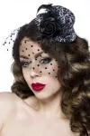 Rockabilly-Minihut / Fascinator leo kaufen - Fesselliebe