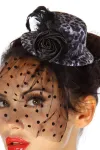 Rockabilly-Minihut / Fascinator leo kaufen - Fesselliebe