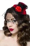 Rockabilly-Minihut / Fascinator rot kaufen - Fesselliebe