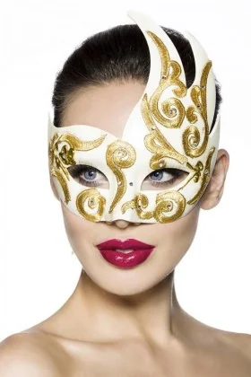 Maske gold