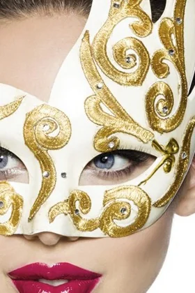 Maske gold