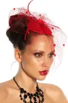 Minihut / Fascinator rot kaufen - Fesselliebe