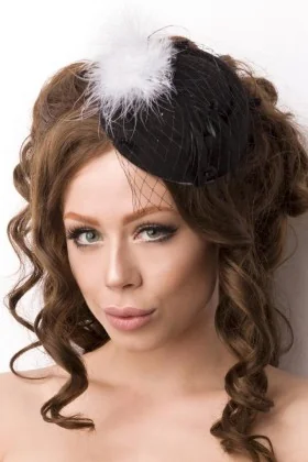 Fascinator schwarz