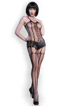 Bodystocking-Set Cr4476 Schwarz von Chilirose kaufen - Fesselliebe