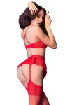 Spitzen-Set Cr4466 Rot von Chilirose kaufen - Fesselliebe