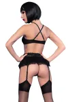 Spitzen-Set Cr4466 Schwarz von Chilirose kaufen - Fesselliebe