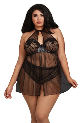 Babydoll DR11796 schwarz von Dreamgirl kaufen | Fesselliebe