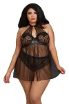 Babydoll Dr11796 Schwarz von Dreamgirl kaufen - Fesselliebe