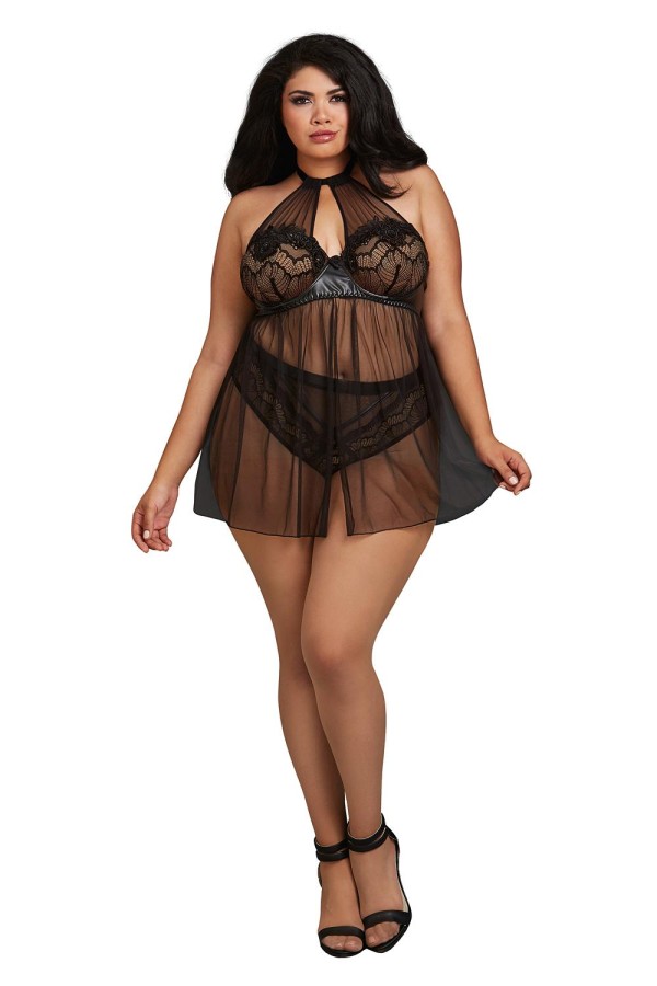 Babydoll DR11796 schwarz von Dreamgirl kaufen | Fesselliebe