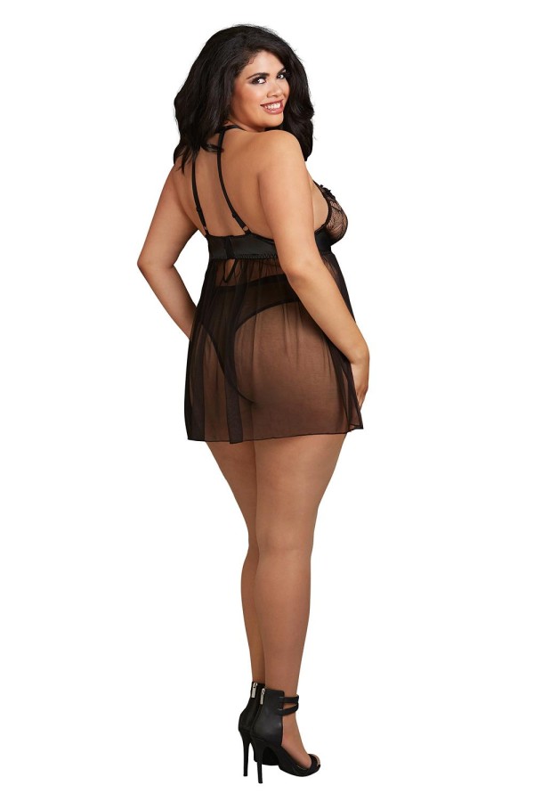 Babydoll DR11796 schwarz von Dreamgirl kaufen | Fesselliebe