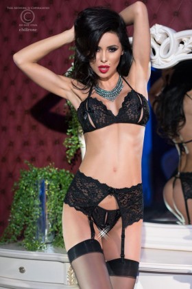 Sexy Set CR4220 schwarz von Chilirose kaufen | Fesselliebe