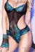 Body CR4212 schwarz/blau von Chilirose