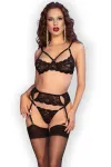 Dessous-Set CR4697 schwarz von Chilirose kaufen - Fesselliebe