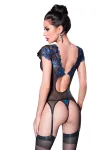 Spitzen-Set Cr4197 Blau/Schwarz von Chilirose kaufen - Fesselliebe