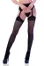 Garter Stockings CR4312 schwarz von Chilirose