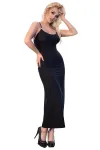 Langes Kleid Cr4379 Schwarz von Chilirose kaufen - Fesselliebe