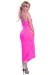 Langes Kleid Cr4379 Hot Pink von Chilirose